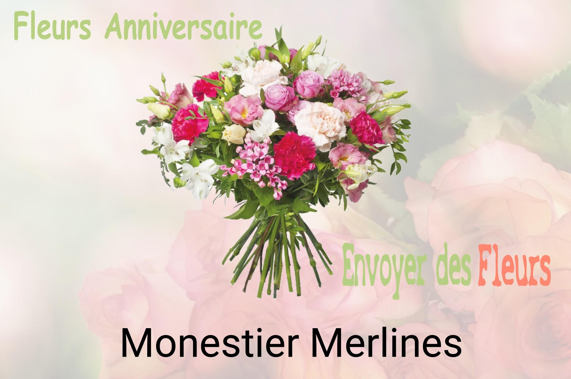 Bouquet de fleurs d’anniversaire livré à Monestier-Merlines